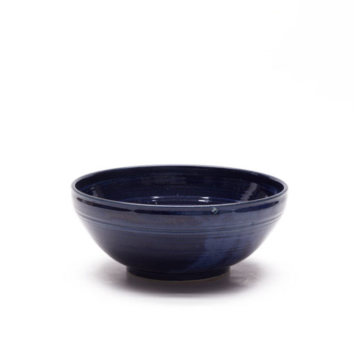Schüssel mit blauer Glasur