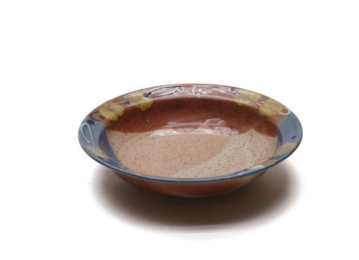 Schale mit bunter Glasur