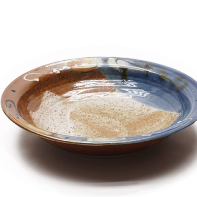 Schale mit bunter Glasur