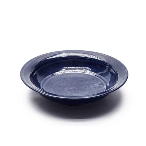 Schale blaue Glasur