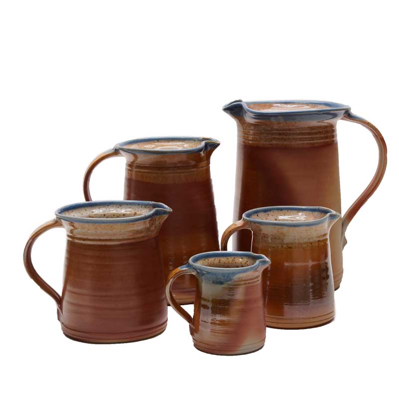 salzbrandkruege Schüsseln mit Salzbrand-Glasur